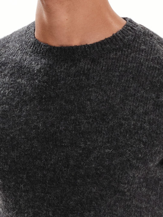 Langarm-Pullover Schwarz
