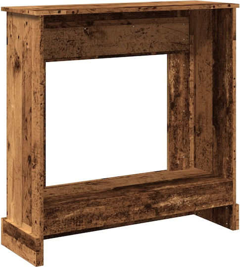 vidaXL Μεταλλικό Προστατευτικό Τζακιού 90x30x90cm