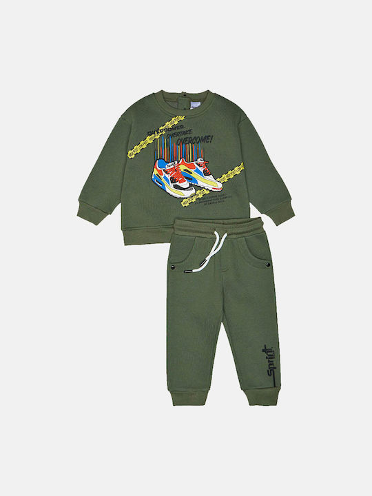 Sprint Kinder Sweatpants Set - Jogginganzug Khaki