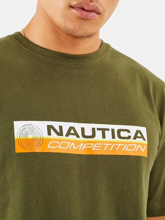 Nautica Ανδρικό T-shirt Κοντομάνικο Λαδι