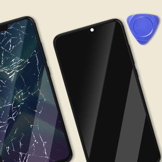 Relife Komplettes LCD-Display Honor 8x Touchscreen-Gehäuse Schwarz