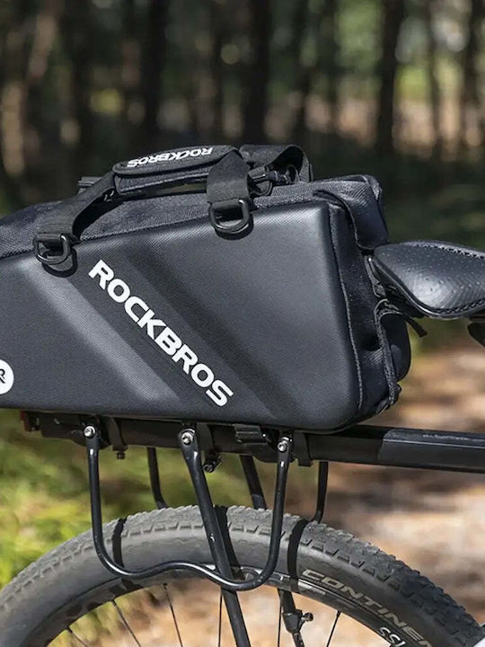 Rockbros Τσαντάκι Σχάρας Ποδηλάτου 11.6lt Μαύρο