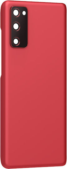 Clappio Replacement Rear Window Samsung Galaxy S20 Fe Red