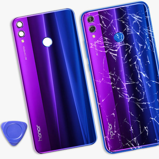Clappio Honor 8x Replacement Back Panel Blue