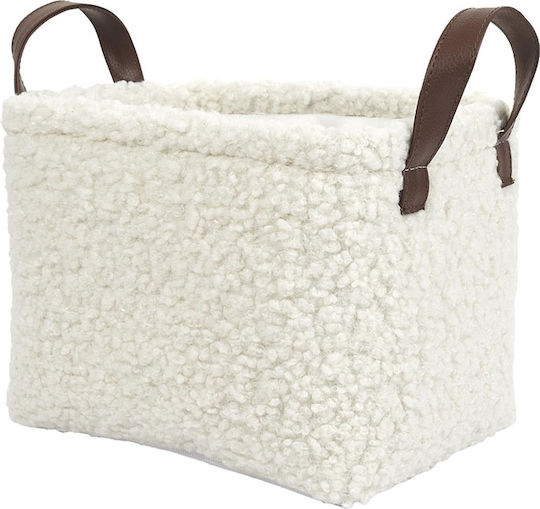 The Home Deco Factory Комплект декоративни кошници Пластмасови с дръжки White 20бр 3бр