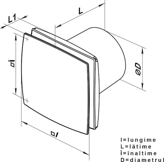 150mm Aluminum Ventilator