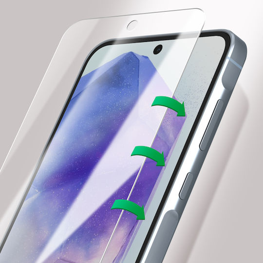 4smarts Tempered Glass Film Galaxy A55 9h Tempeglass Screen Protector Transparent