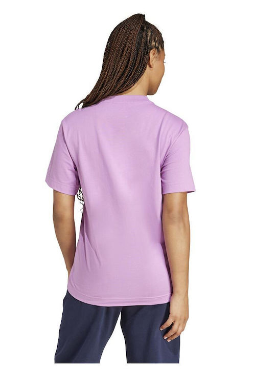 Adidas All Szn Damen Sportliches Bluse Kurzärmelig Rosa