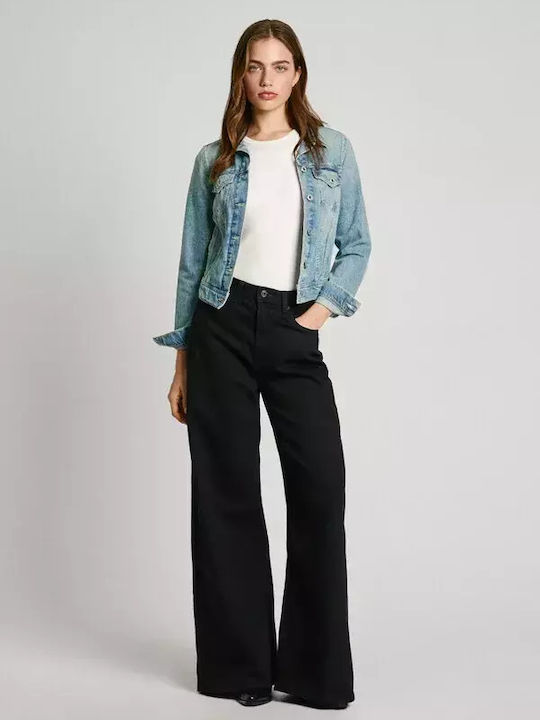 Pepe Jeans Women's Fabric Trousers Black