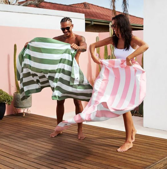 Dock & Bay Quickdry Cabana Πετσέτα Microfiber Σώματος Ροζ 160x90εκ.