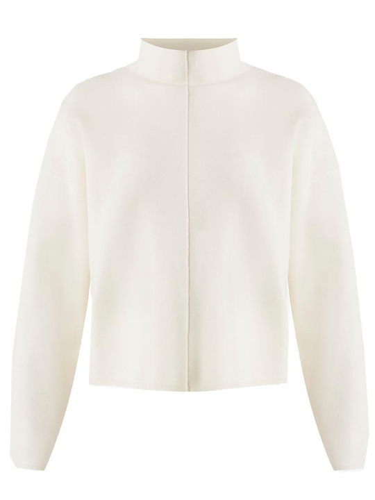 Mexx Women's Sweater Turtleneck Cream