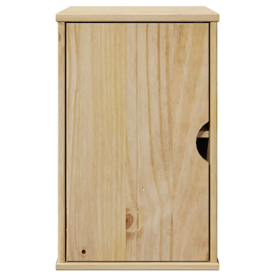 vidaXL Badezimmerschrank B35xT30xH55cm Braun