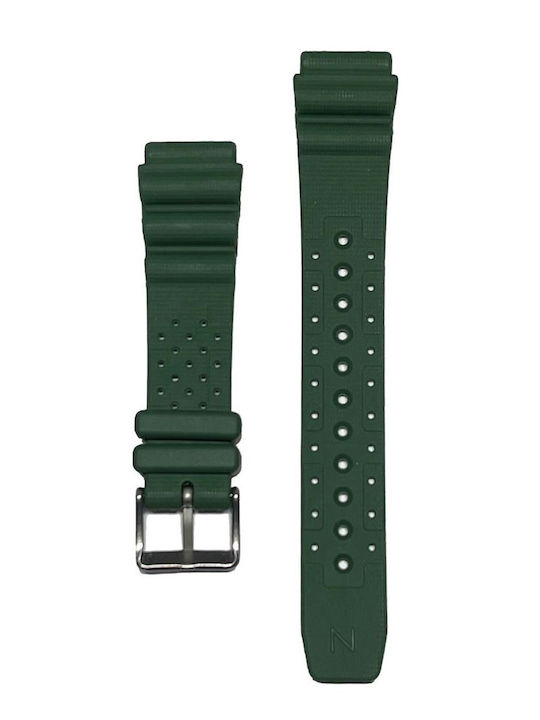 Citizen Curea de cauciuc Verde 20mm