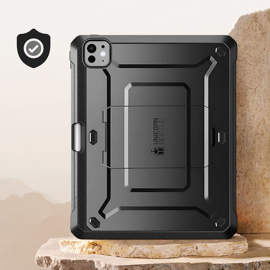 Supcase Hülle iPad Pro 13 2024 Unicorn Beetle Pro Sturzschutz Ständer Schwarz
