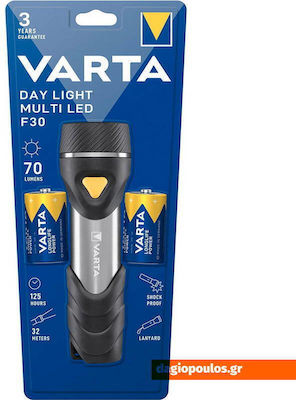 Varta Flashlight LED with Maximum Brightness 70lm Day Light Multicolour