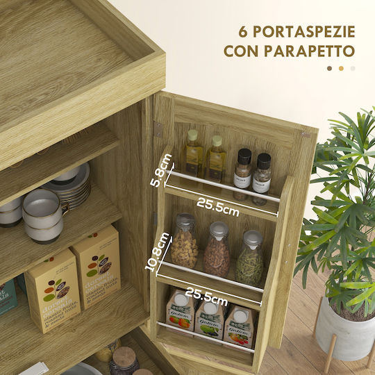 Bodenstehender Schrank Oaks 76x40x183cm