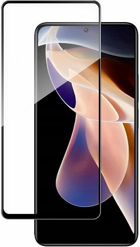 Full Face Tempered Glass Μαύρο (Redmi Note 11 Pro / 11 Pro+)