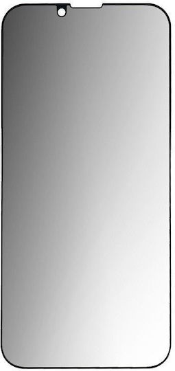 5D Full Face Tempered Glass Μαύρο (iPhone 15 Pro Max)