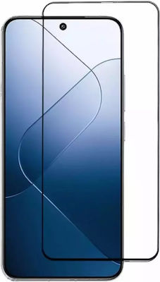 0.3mm Full Face Tempered Glass Μαύρο (Xiaomi 14)