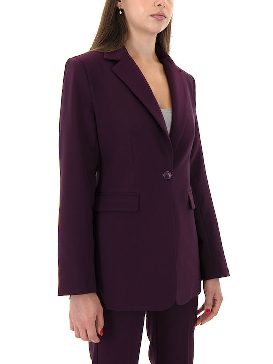 Twenty 29 Blazer pentru femei Sacou Bordeaux