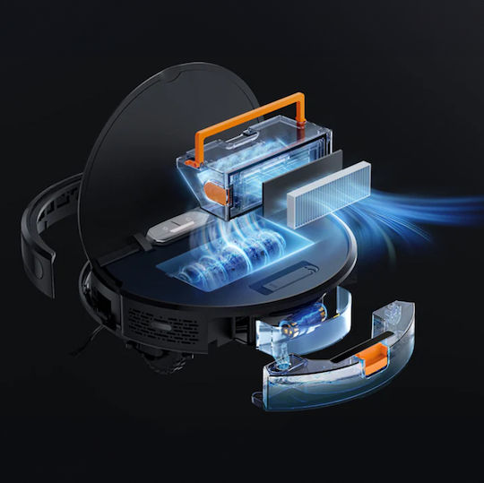 Laresar Evol 3 Aspirator Robot cu Navigare Inteligentă și Putere de Aspirație 4500Pa Neagră