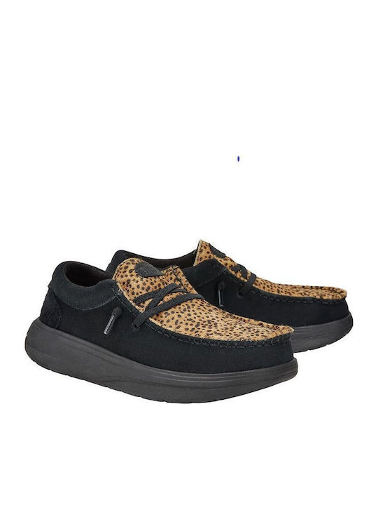 Wendy Women's Moccasins in Black Color