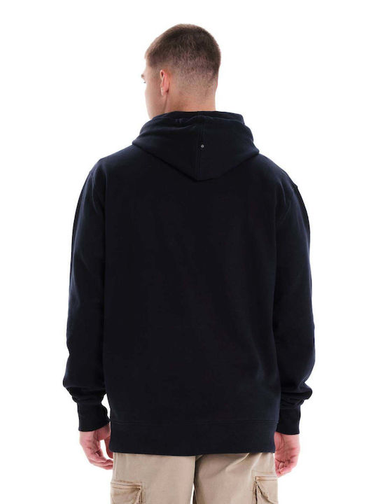 Φούτερ με Κουκούλα Navy Blue