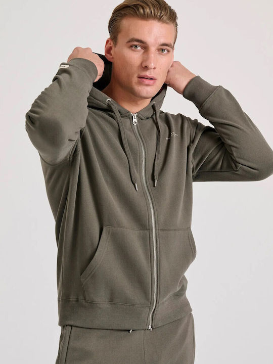 Sweatshirt mit Kapuze Xaki