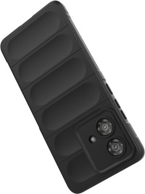 Techsuit Shield Umschlag Rückseite Silikon Schwarz (Motorola Edge 40 Neo - German)