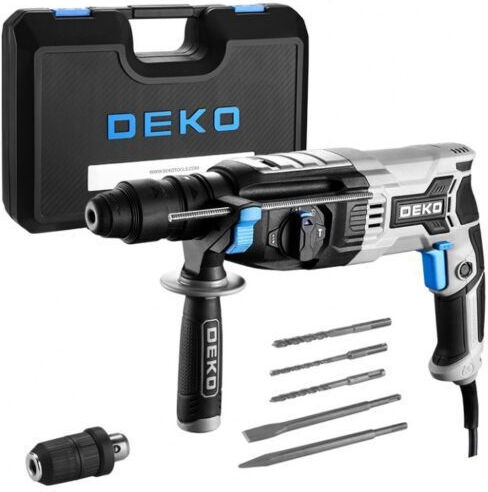 Deko Impact Demolition Hammer Electric 850W with Chuck SDS Plus DKRH28XP85-ST