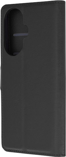 Techsuit Brieftasche Leder Schwarz (Huawei Nova 11 / 12s)