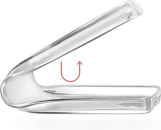 Techsuit Clear Umschlag Rückseite Silikon Transparent (Honor 200 - Huawei)
