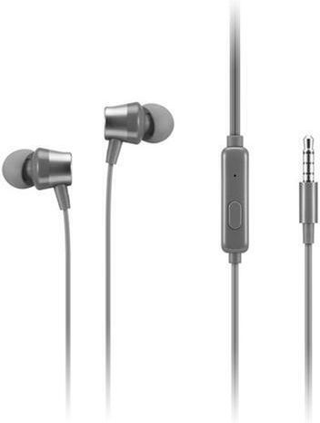 Lenovo GXD1J77354 In-ear Handsfree Headphones with Connector 3.5mm Gray