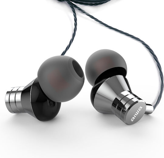 Aiwa 262-AIW-TM50SL In-Ear Freisprecheinrichtung Kopfhörer mit Stecker 3.5mm Gray