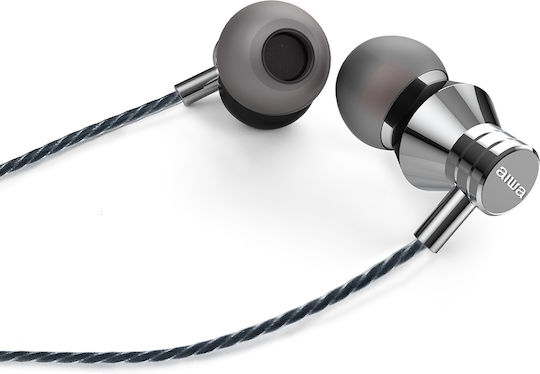 Aiwa 262-AIW-TM50SL In-ear Handsfree Headphones with Connector 3.5mm Gray