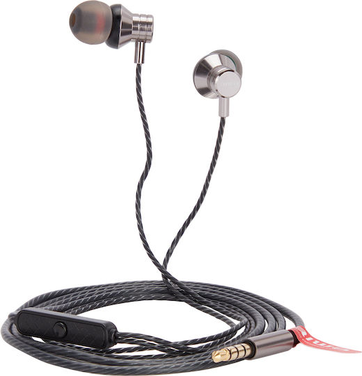 Aiwa 262-AIW-TM50SL In-Ear Freisprecheinrichtung Kopfhörer mit Stecker 3.5mm Gray