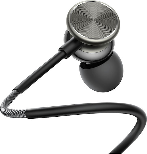 Joyroom JR-EW03 In-Ear Freisprecheinrichtung Kopfhörer mit Stecker 3.5mm Gray