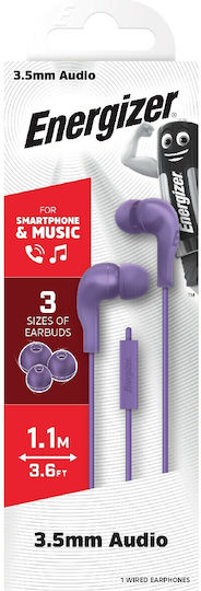 Energizer CIA5 In-Ear Freihändig Kopfhörer mit Stecker 3.5mm Lila