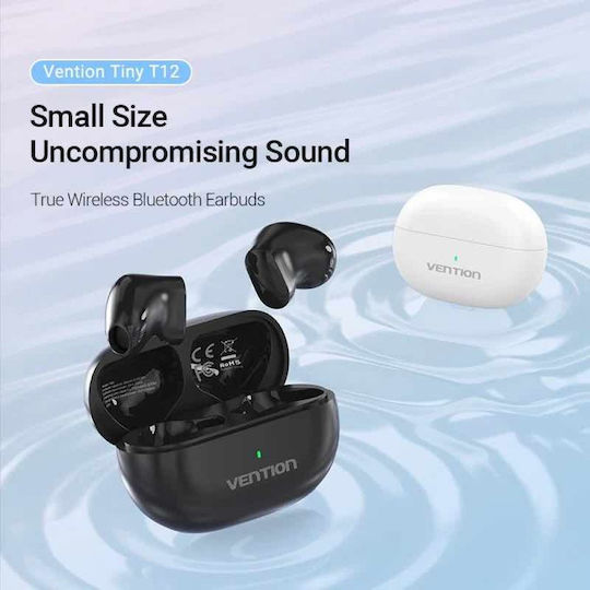 Vention Tiny T12 Earbud Bluetooth Handsfree Earphones with Charging Case Black