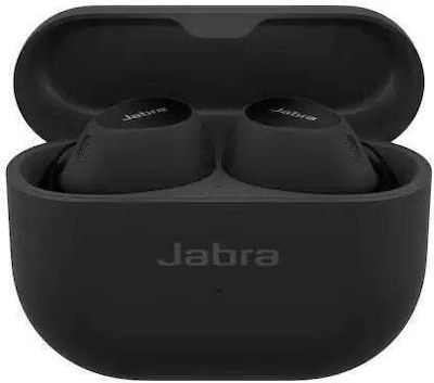 Jabra Elite 10 In-ear Bluetooth Handsfree Ακουστικά με Θήκη Φόρτισης Gloss Black