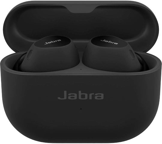 Jabra Elite 10 In-ear Bluetooth Handsfree Ακουστικά με Αντοχή στον Ιδρώτα και Θήκη Φόρτισης Gloss Black