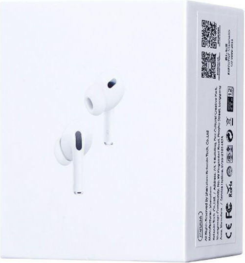 Remax Proda PD-BT533N Pro In-ear Bluetooth Handsfree Ακουστικά με Θήκη Φόρτισης Λευκά