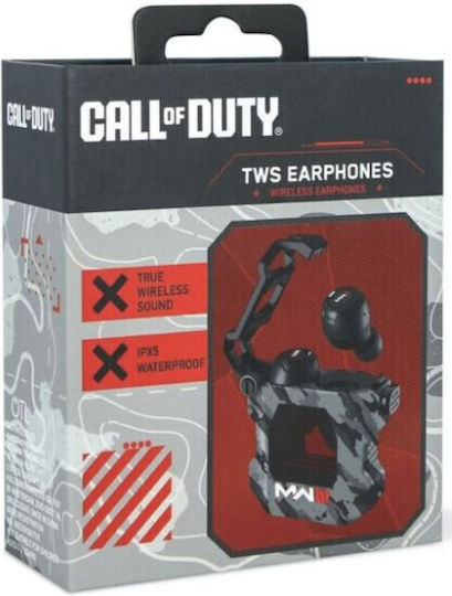 OTL 4G MW3 In ear Bluetooth хендсфри Слушалки с Кутийка за Зареждане черен камуфлаж