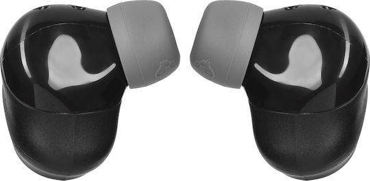 Skullcandy Mod In-ear Bluetooth Handsfree Ακουστικά με Αντοχή στον Ιδρώτα και Θήκη Φόρτισης True Black