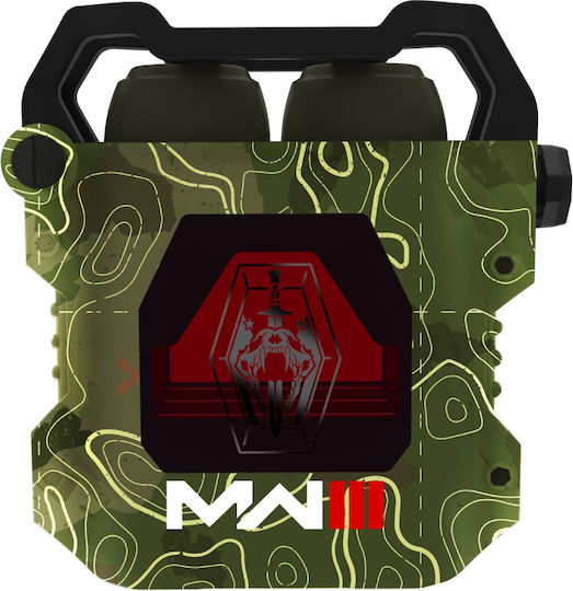 OTL 4G MW3 In-ear Bluetooth Handsfree Ακουστικά με Θήκη Φόρτισης Olive Camo