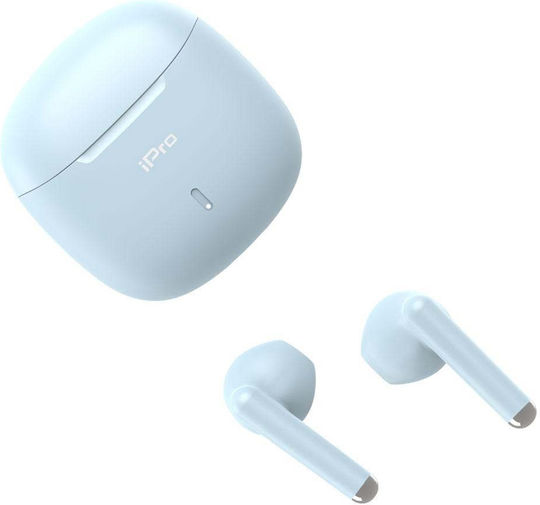 iPro TW100 In-ear Bluetooth Handsfree Earphones with Charging Case Light Blue