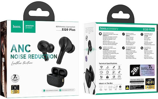 Hoco EQ9 Plus Duke In-ear Bluetooth Handsfree Earphones with Charging Case Black