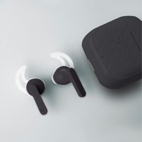 SBS Air Free Earbud Bluetooth Handsfree Earphones with Charging Case Black