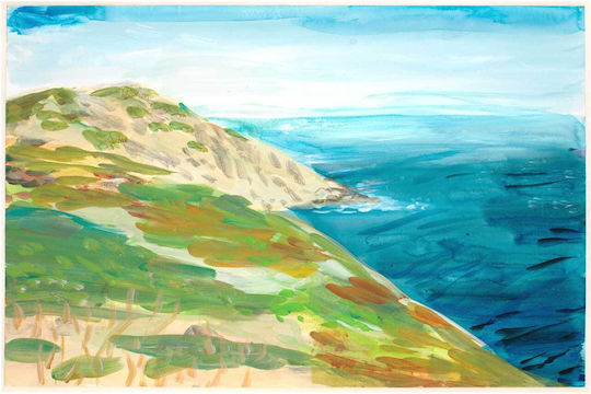 Landscape, Pt.reyes By Mari Eastman Painting on Canvas 50x40cm
