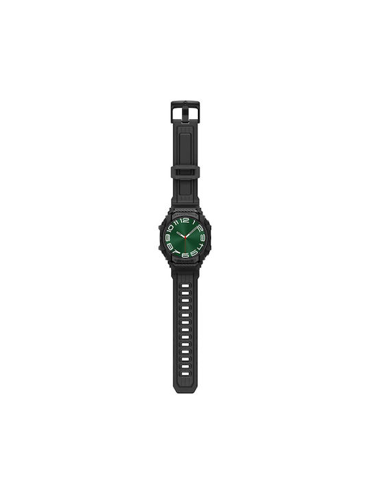Spigen Rugged Armor Pro Curea Silicon Negru (Galaxy Watch Ultra)